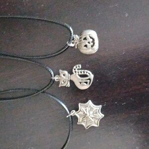 Halloween Pendant Necklace Trio